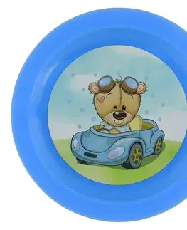 TVAR - Talíř dětský plytký IMLMedvídek auto, umělá hmota