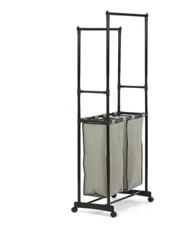 Stojan s úložným prostorem GD-176 BK, plast, černá