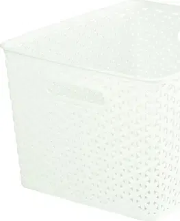CURVER - Košík My Style 18l odkládací krémový