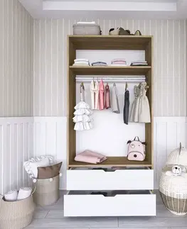 Šatní skříň 90 Cm 1600-015