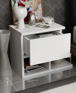 Noční stolek Yasso White