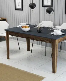 Jídelní stůl Milan 513 - Walnut, Anthracite