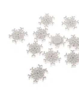 Sada vánočních ozdob Vločka, 8 ks, polyresin
