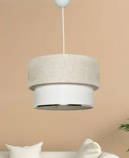 Závěsný lustr Corbeu - Cream