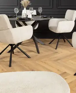 Otočné jídelní křeslo VENVET 2 ks Dekorhome