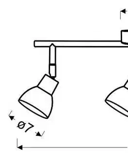 LED nástěnná lampa 3x5W COB ROY STRIP BÍLÁ