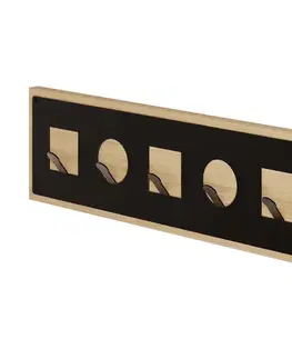 Coat Hanger Icon Hanger - Sapphire, Oak