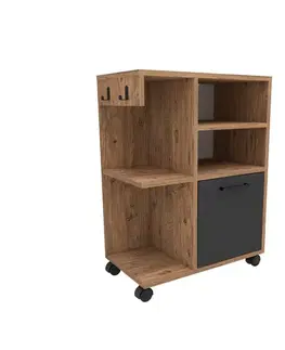 Víceúčelová skříňka Rebusa - Atlantic Pine, Anthracite
