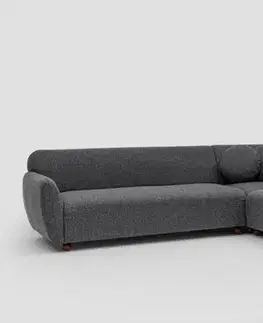 Rohová sedací souprava Eddy Corner 2 (3L-C-3R) - Dark Grey