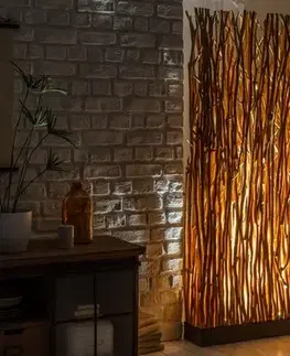 Stojací lampa NATURAL Dekorhome