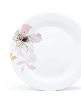 Arôme Home 18dílná jídelní sada Kosatec, extra bílá