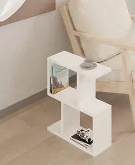 Odkládací stolek Zet White
