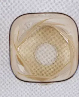 Jantarové skleněné stínidlo E27 pro lampu Felis