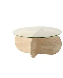 Konferenční stolek Bubble Travertine