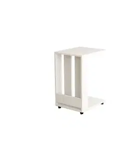Odkládací stolek / Příruční stolek Edi - White