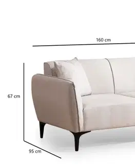 Dvoumístná pohovka Belissimo - Off White
