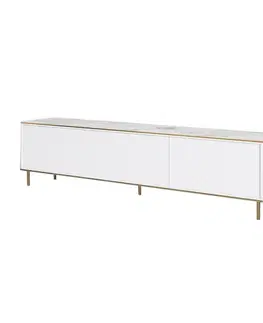 TV stolek Imaj - Marble, White