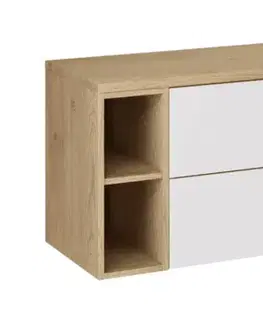 ArtCom Koupelnová skříňka s deskou ASTER WHITE LR D120cm | 120 cm