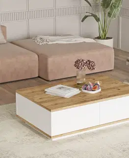 Konferenční stolek Atlantic Pine White