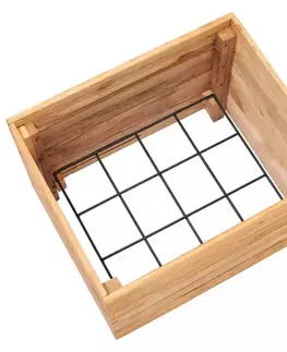 Zahradní truhlík teakové dřevo Dekorhome