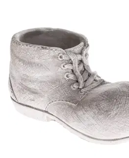 Betonový květináč Bota, 16 x 8,5 x 8 cm