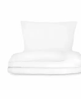 Kvalitex Saténové povlečení Luxury Collection bílá, 240 x 200 cm, 2 ks 70 x 90 cm