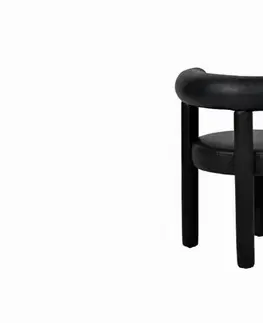 Leith LET77BLK-L Tapetovaná stolička