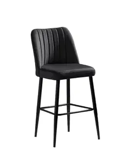 Bar Stool Set (4 Pieces) Vento - Black