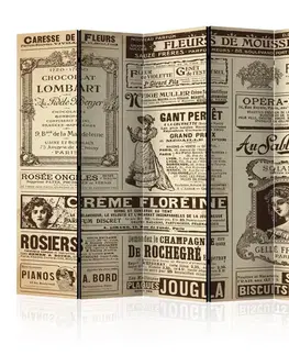 Paraván Vintage Magazines Dekorhome