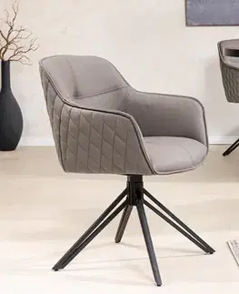 Otočné jídelní křeslo 2 ks KAINEUS Dekorhome