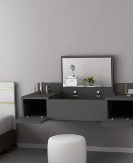 Kosmetický stůl Zakkum Anthracite