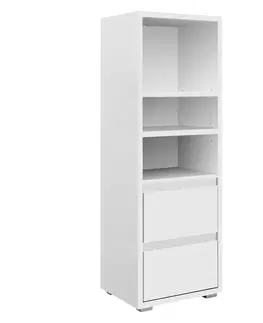 Knihovna 2 zásuvky IMAGE 22 bílá