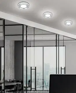 Stropní svítidlo kulaté s očkem bílé LED SSP-26
