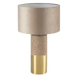 Rabalux 74219 dekorativní keramická stolní lampa Yelda, hnědá
