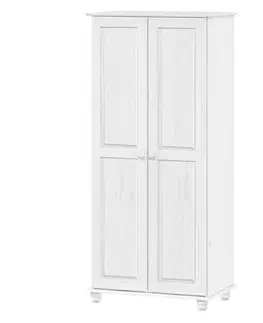 Skříň 2dveřová 8860B bílý lak