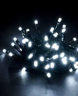Vánoční světelný řetěz, studená bílá, 48 LED , 3 m