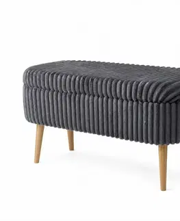 Lavice s úložným prostorem OSLO LINEN TOSCANO