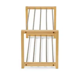 Kovový botník FRAME 2, přírodní