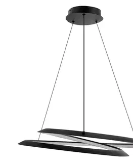 CALLAS lampa wisząca czarny 32W LED 3000, 4500, 6500K osłonka biała