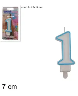 PROHOME - Svíčka dortová 1 modrá