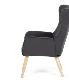 Křeslo ušák GREY2, šedá