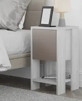 Noční stolek Ema Light Mocha