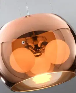 Stropní lampa zlaté sklo 3x40W G9 Gemo