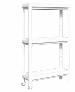 Pojízdný regál Tina,  53 x 17 x 71 cm
