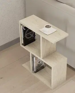 Odkládací stolek Zet Travertine