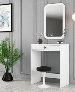 Toaletní stolek Lizbon Mirror - White