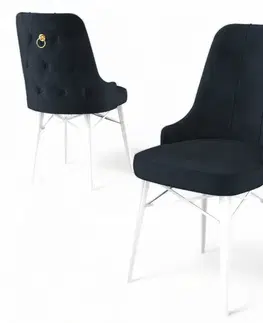 Sada židlí (6 kusů) Pare - Anthracite, White