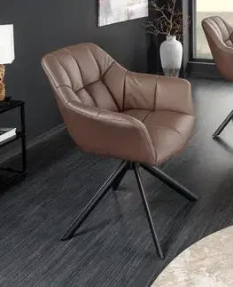 Otočné jídelní křeslo 2 ks KOKALOS Dekorhome