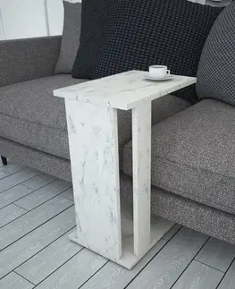 Odkládací stolek Pasific C White