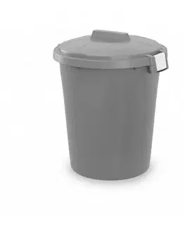 Odpadkový koš Dustbin, 25 l, šedá, 25 l